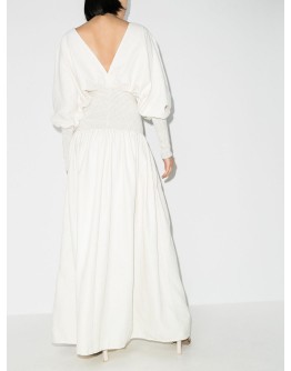 Sana smocked maxi dress