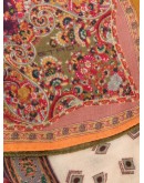 paisley silk-wool scarf
