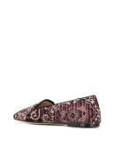 paisley-print flat loafers