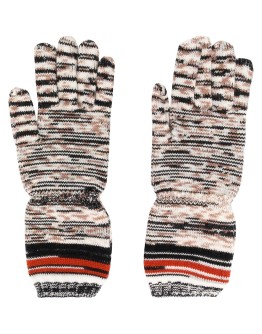 embroidered knitted gloves
