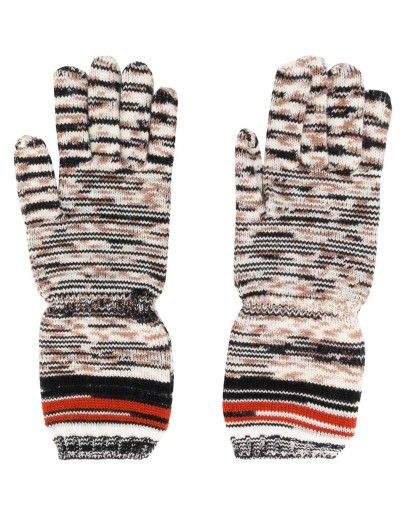 embroidered knitted gloves