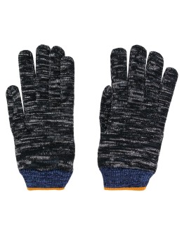 embroidered knitted gloves