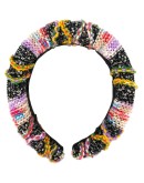 colour-block knitted hair band