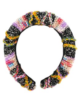 colour-block knitted hair band