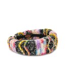 colour-block knitted hair band