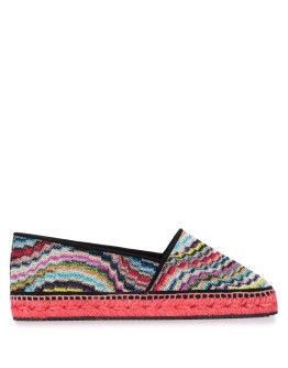 striped knitted espadrilles