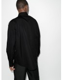 logo-tape buttoned shirt