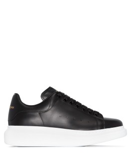 Oversized lace-up sneakers