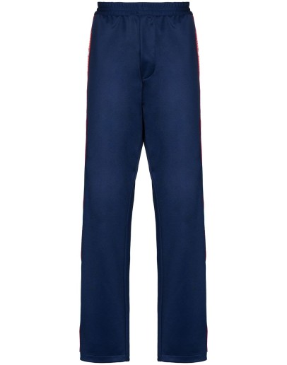 logo-tape track pants