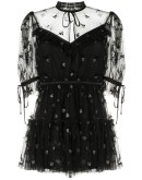 Moon Lover floral embroidered playsuit