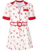 lips print playsuit