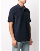 cotton-terry polo shirt