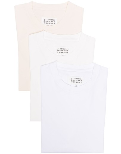 three-pack cotton T-shirts