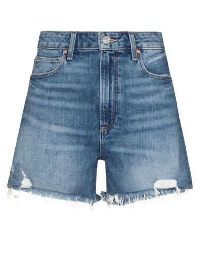 Dani high-waisted denim shorts