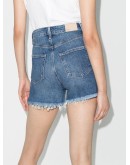 Dani high-waisted denim shorts
