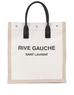 logo-print tote bag