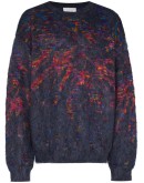 tie-dye jacquard jumper