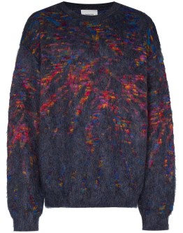 tie-dye jacquard jumper