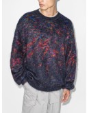 tie-dye jacquard jumper