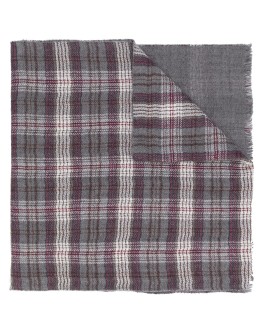 check print scarf