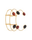 triple layered cage bangle 