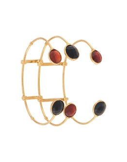 triple layered cage bangle 