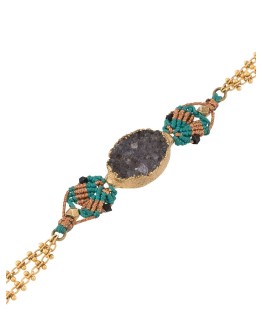 stone pendant bracelet