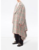 handkerchief double-breasted coat