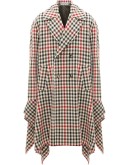 handkerchief double-breasted coat