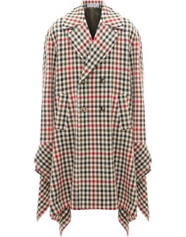 handkerchief double-breasted coat