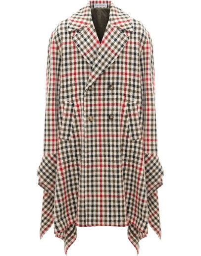 handkerchief double-breasted coat