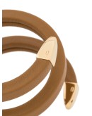 coiled leather cuff bracelet