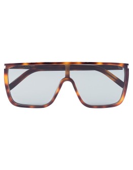 Mask tortoiseshell-effect sunglasses