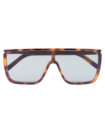 Mask tortoiseshell-effect sunglasses