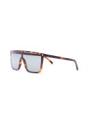 Mask tortoiseshell-effect sunglasses