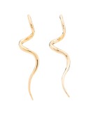 swirl drop earrings