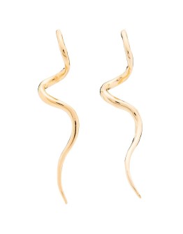 swirl drop earrings