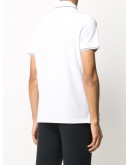 contrast trim pocket polo shirt