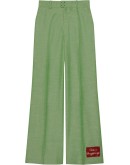 Orgasmique flared trousers