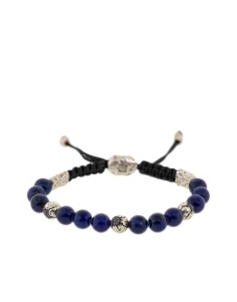 diamond embellished beaded bracelet