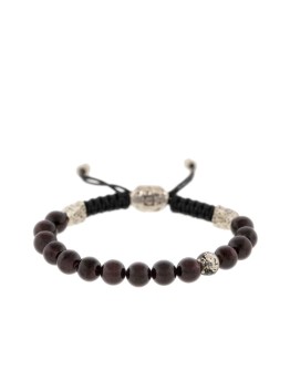 diamond embellished beaded bracelet