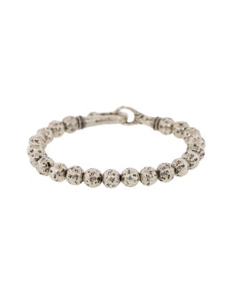 distressed beaded bracelet