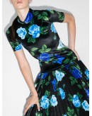 floral-print short-sleeve top