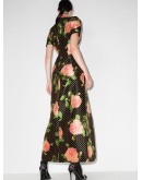 floral-print maxi dress