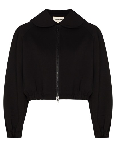 cropped bomber jacket