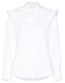 ruffled cotton shirt