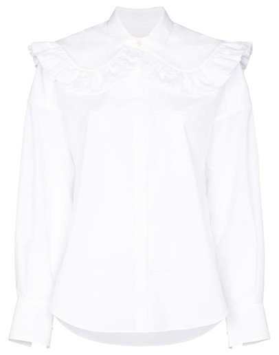 ruffled cotton shirt