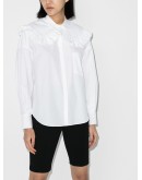 ruffled cotton shirt