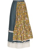 tiered prairie maxi skirt