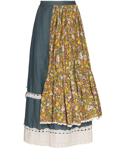 tiered prairie maxi skirt